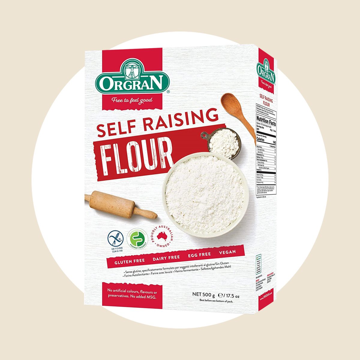 Orgran Self Rising Gluten Free Flour 