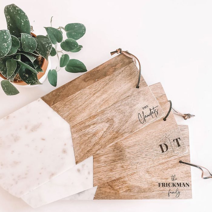 Marble and Mango Wood Charcuterie Board