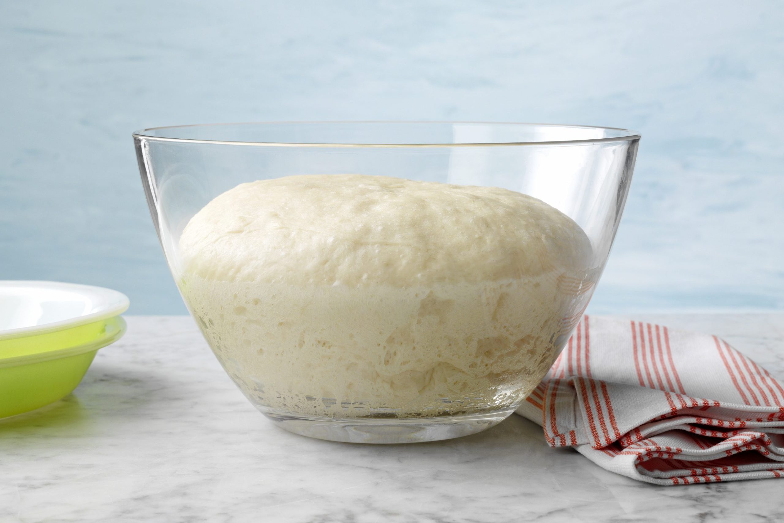 Cover and let dough rise