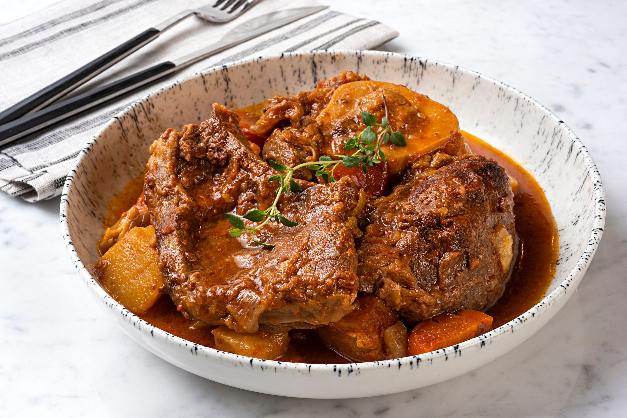Beef Stew with Carrots and Potatoes