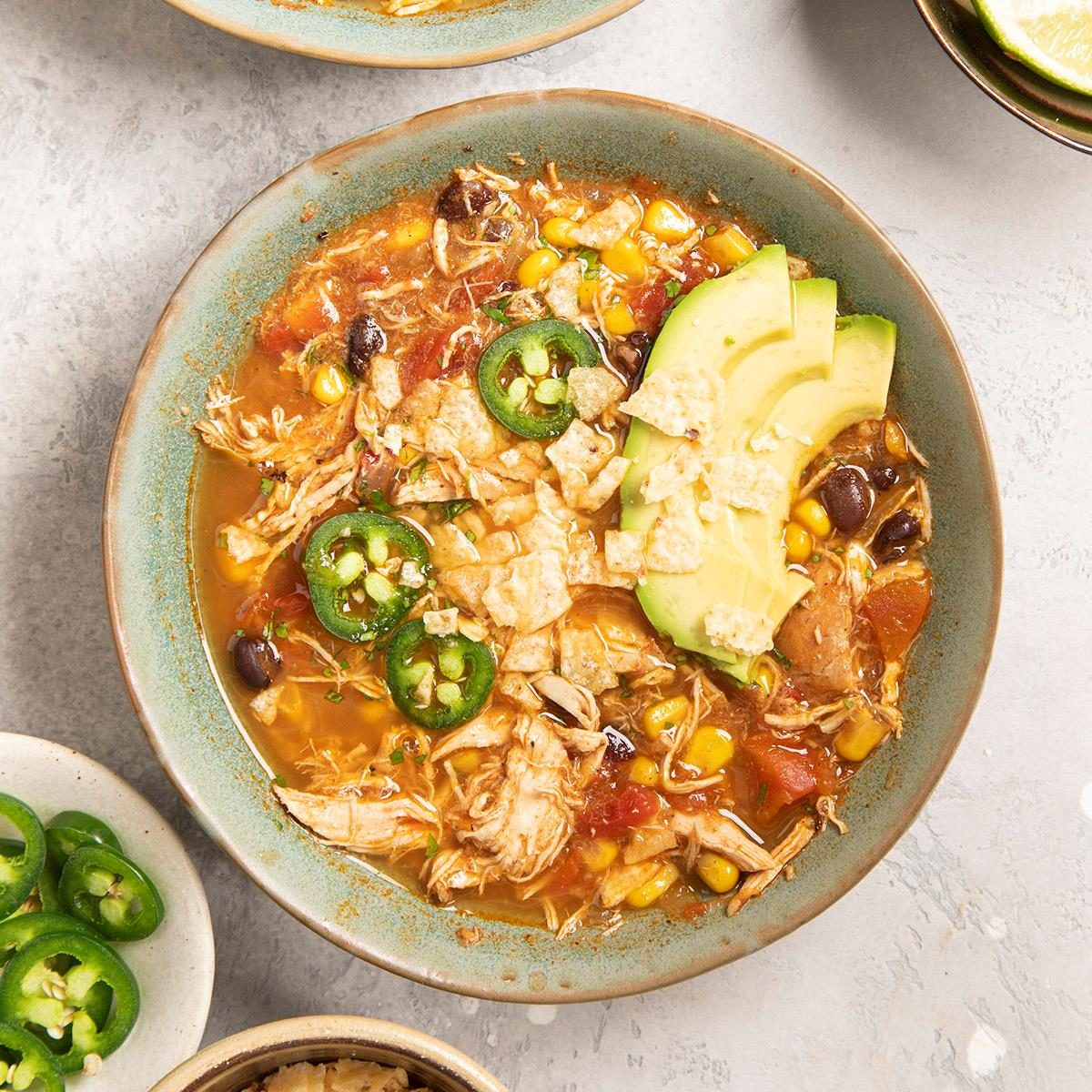 Slow Cooker Chicken Tortilla