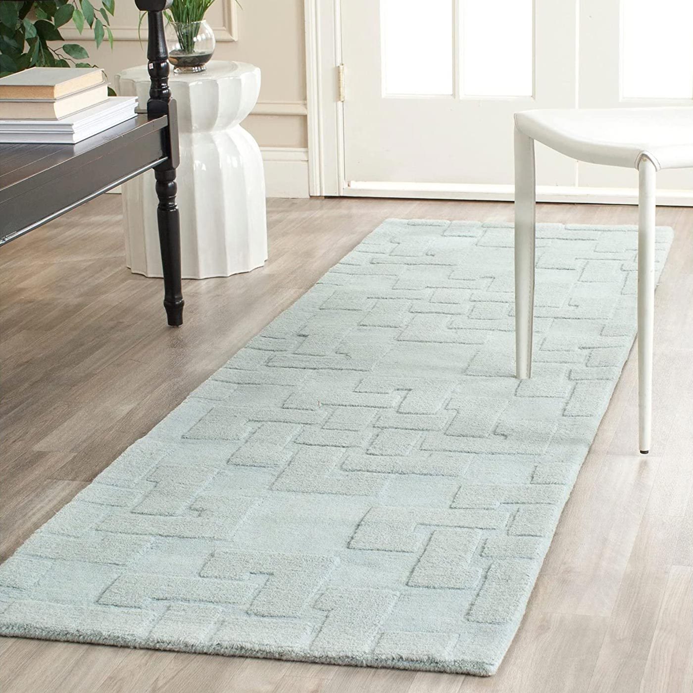 Handmade Knot Wool Runner Rug