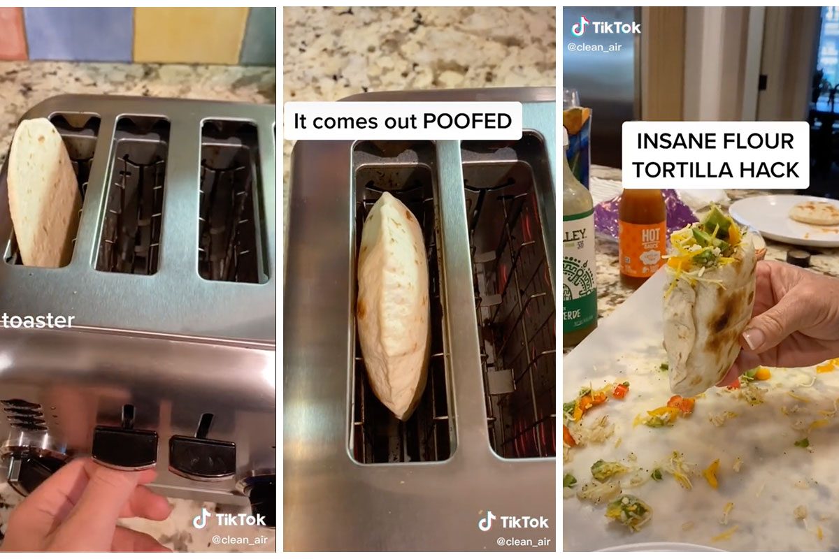 This Viral Tortilla Toaster Hack Is the Solution to Your Tex Mex Cravings