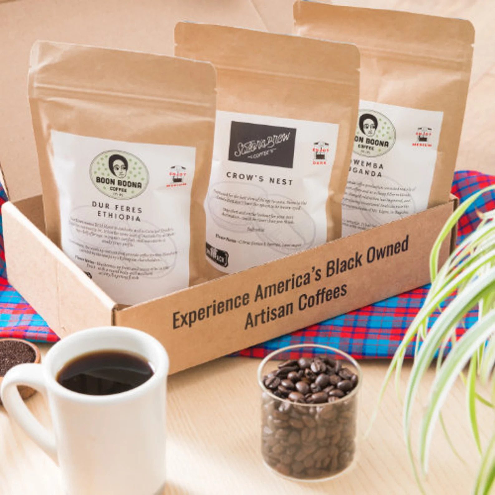 Coffee Sampler Coffee Gift Box Ecomm Via Etsy.com