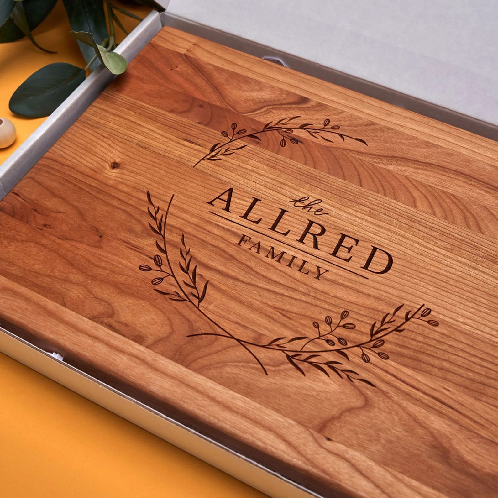 Family Name Cutting Board Ecomm Via Etsy.com