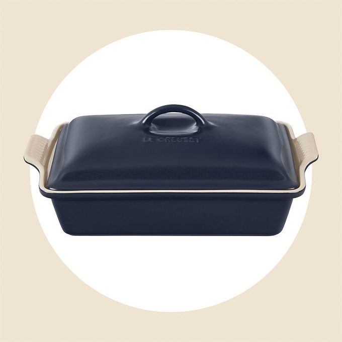 Le Creuset Heritage Rectangular Casserole In Matte Navy