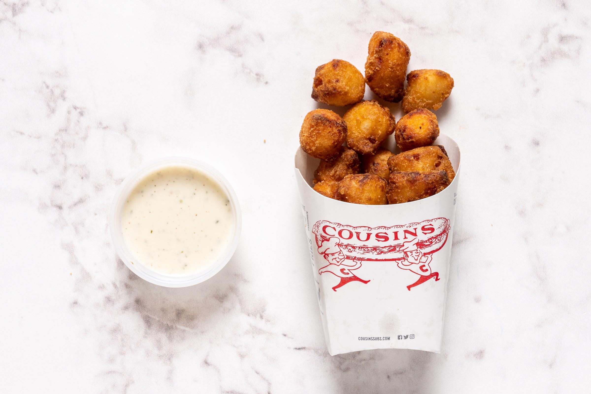 Cousins Mozzarella curds