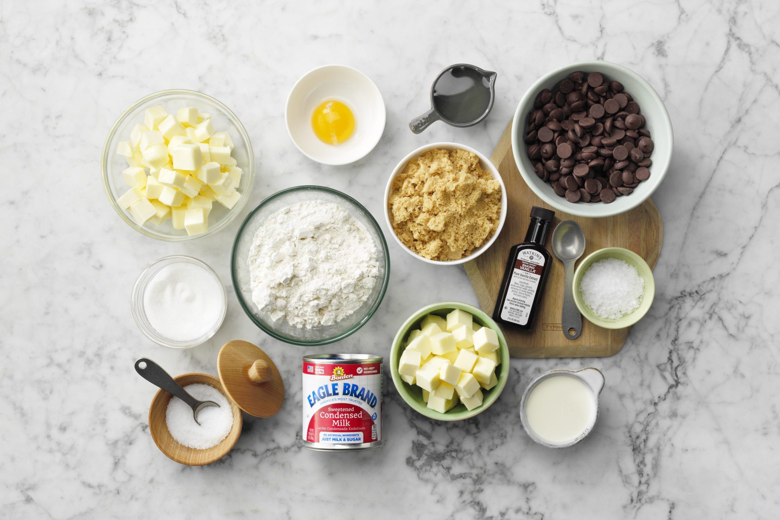 Millionaire Bars ingredients