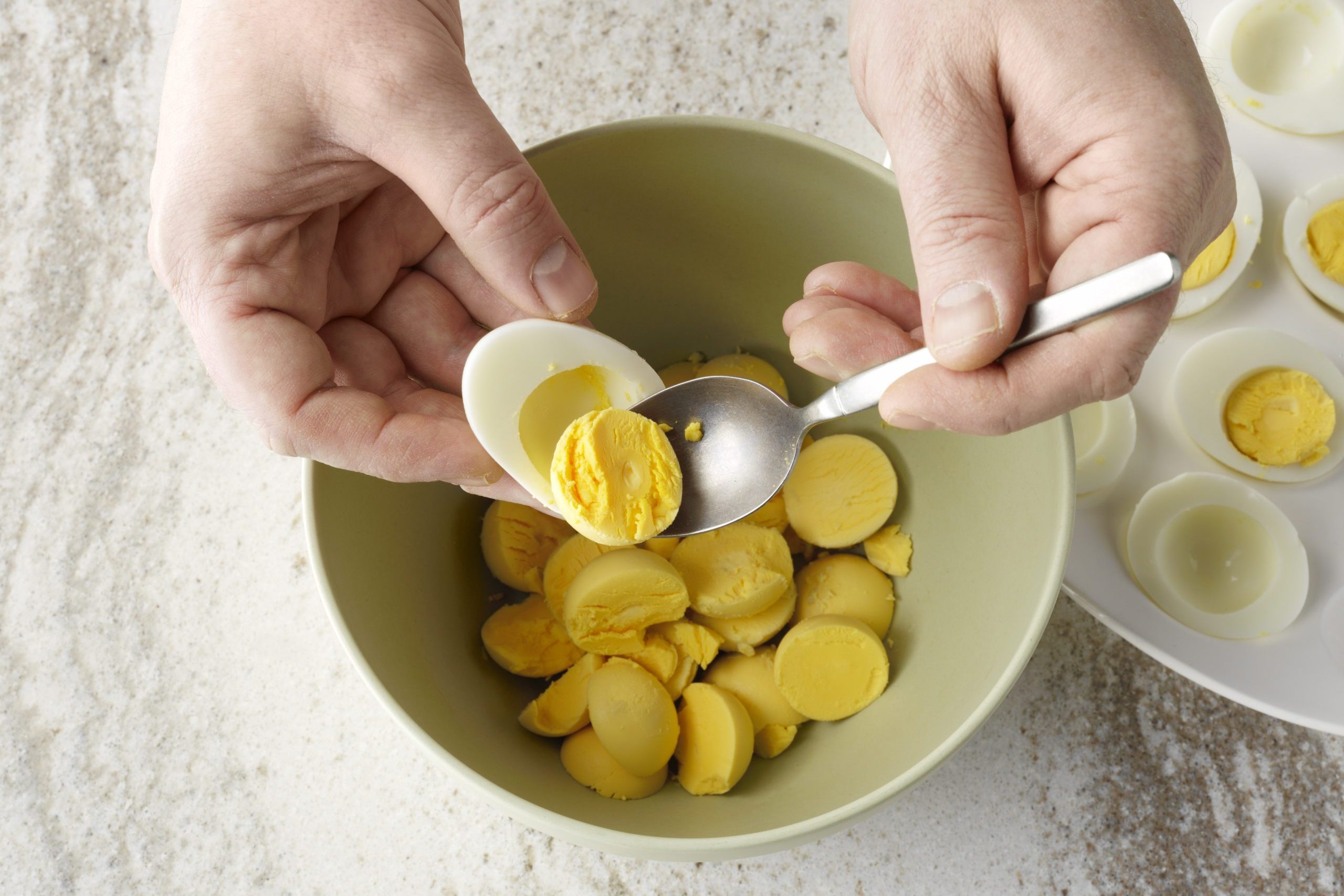 Million Dollar Deviled Eggs filling