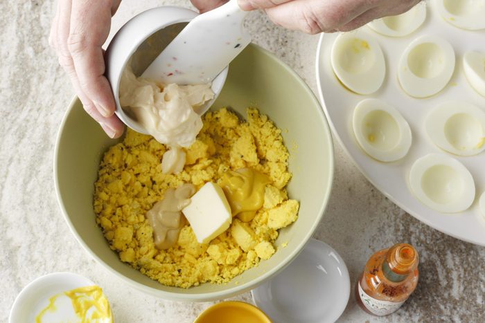 Million Dollar Deviled Eggs filling