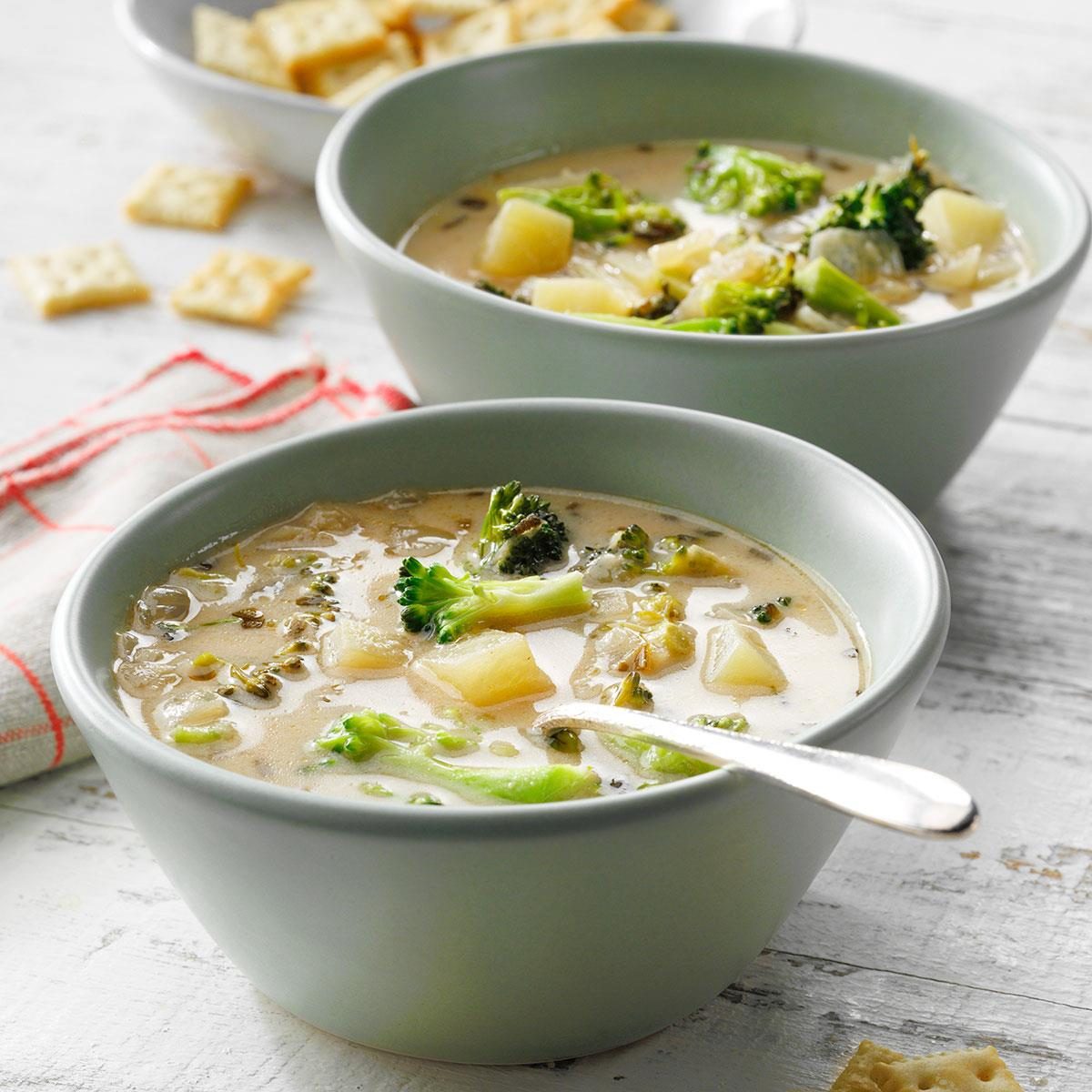 Vegan Broccoli Cheddar Soup
