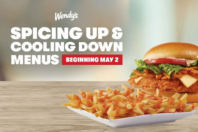 Wendys May Menu Launch