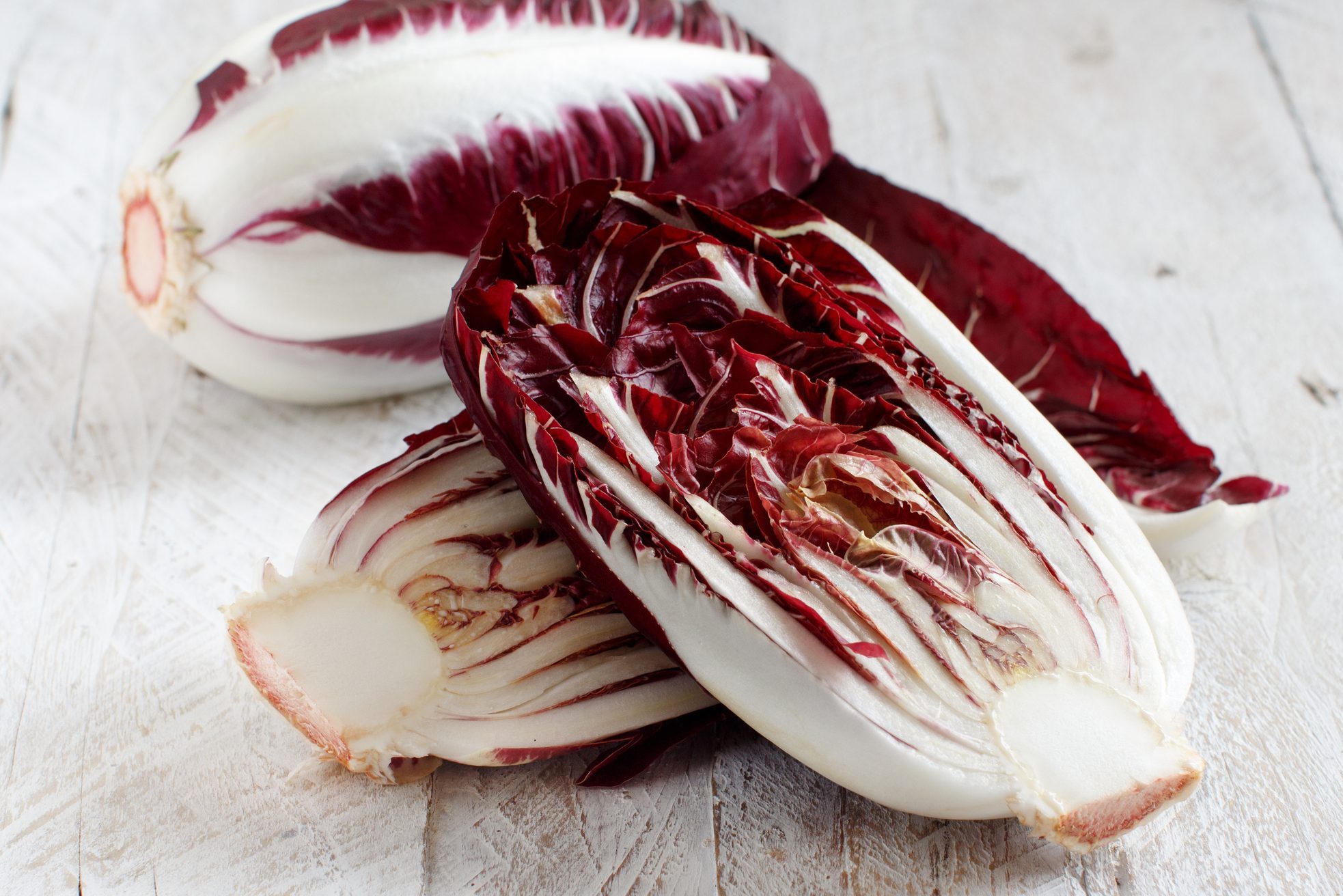 Raw red chicory