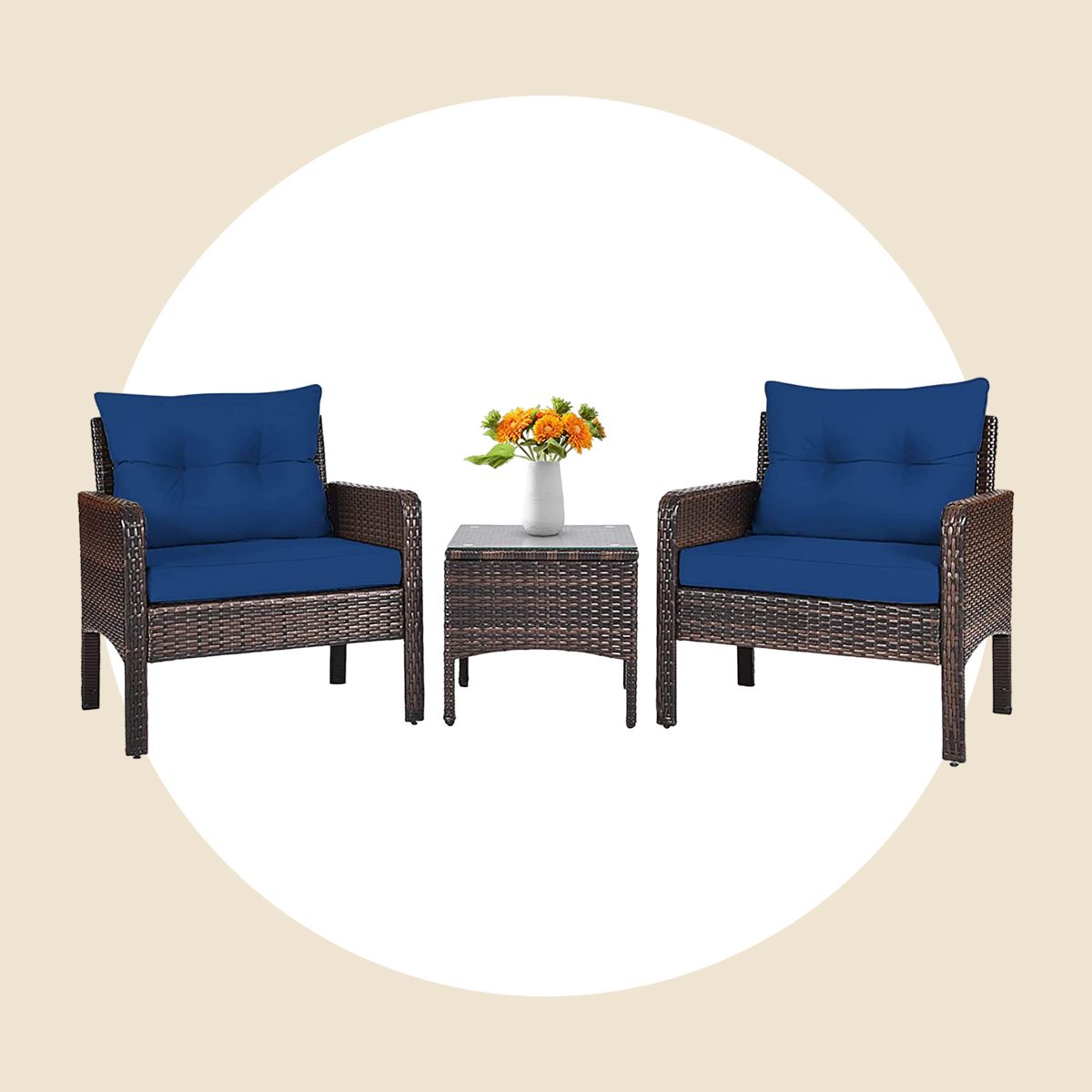 Three Piece Wicker Set