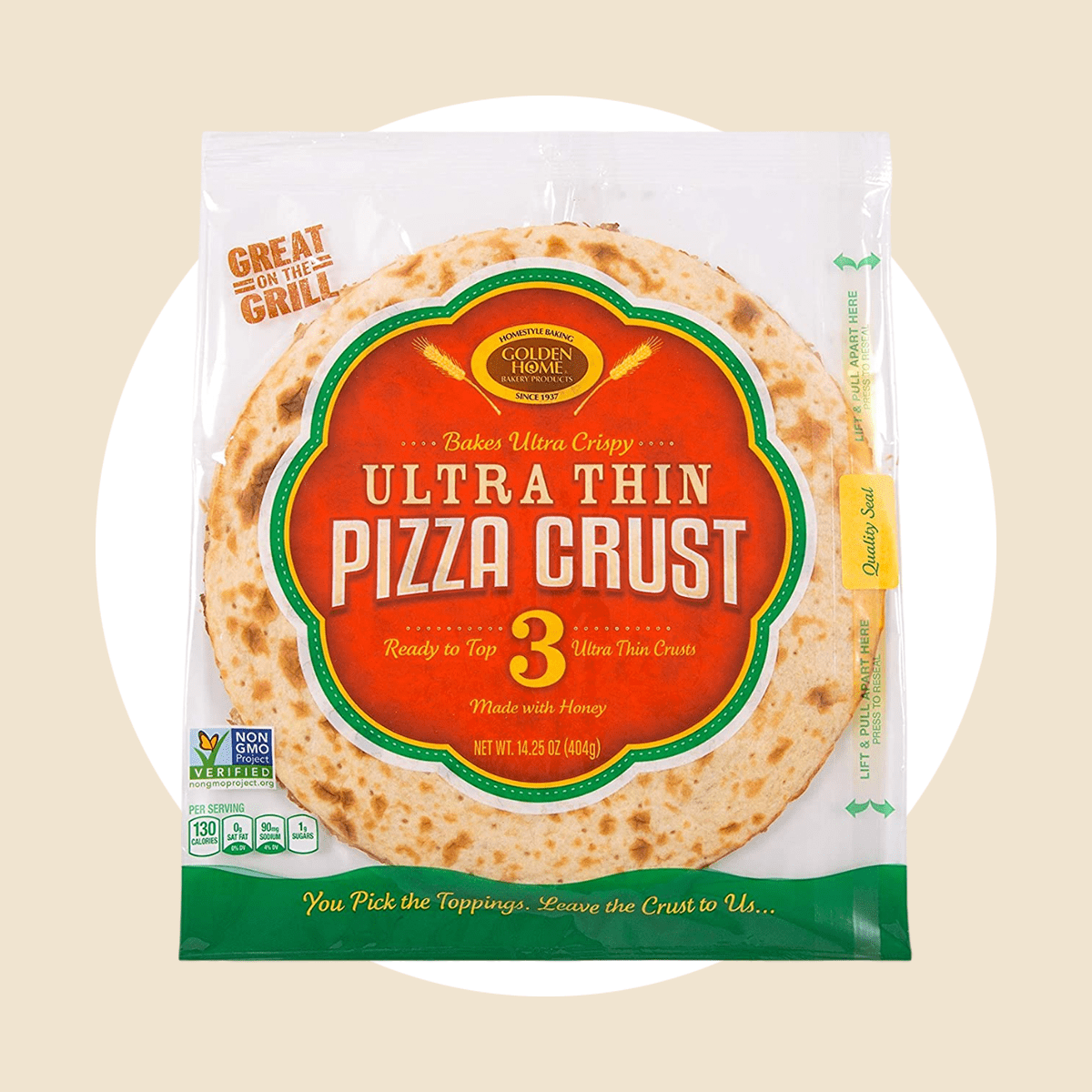 Golden Home Pizza Crust
