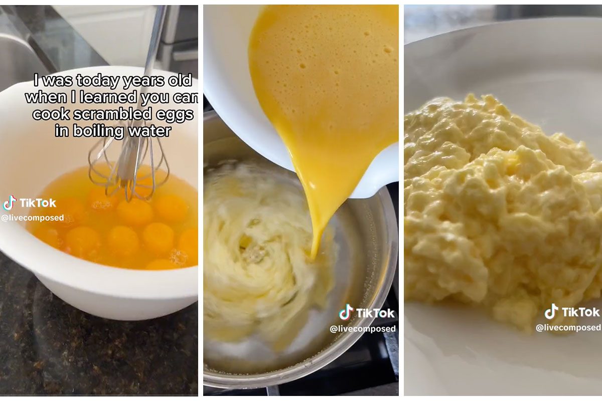We Tried Making Scrambled Eggs in Boiling Water—Here’s How It Worked