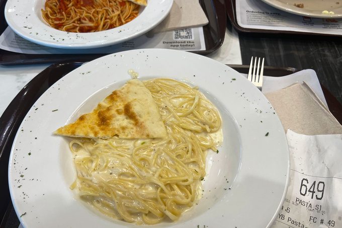 White And Red Pasta Mcdonalds Sells This Surprising Item Angelica Cataldo For Toh