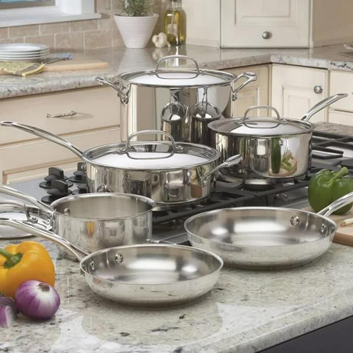 Cuisinart Stainless 10 Piece Cookware Set