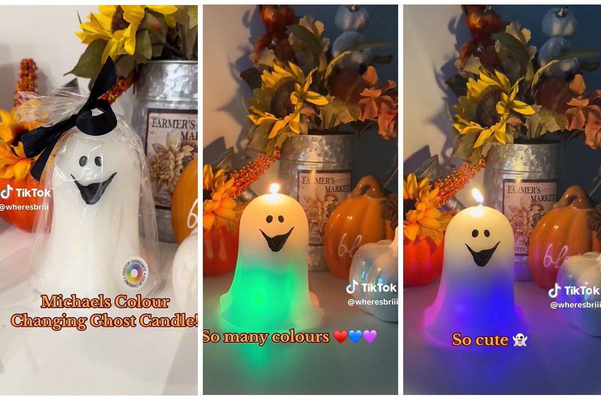 Color-Changing Ghost Candles Are the Spooky Season Decorations of Your Dreams
