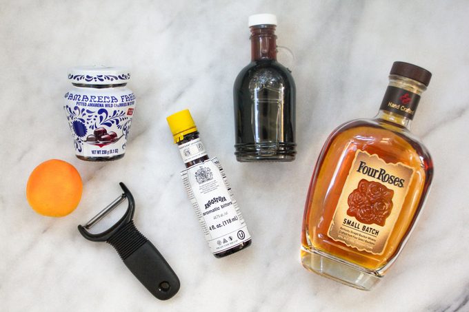 Ingredients For A Maple Old Fashioned Susan Bronson For Toh