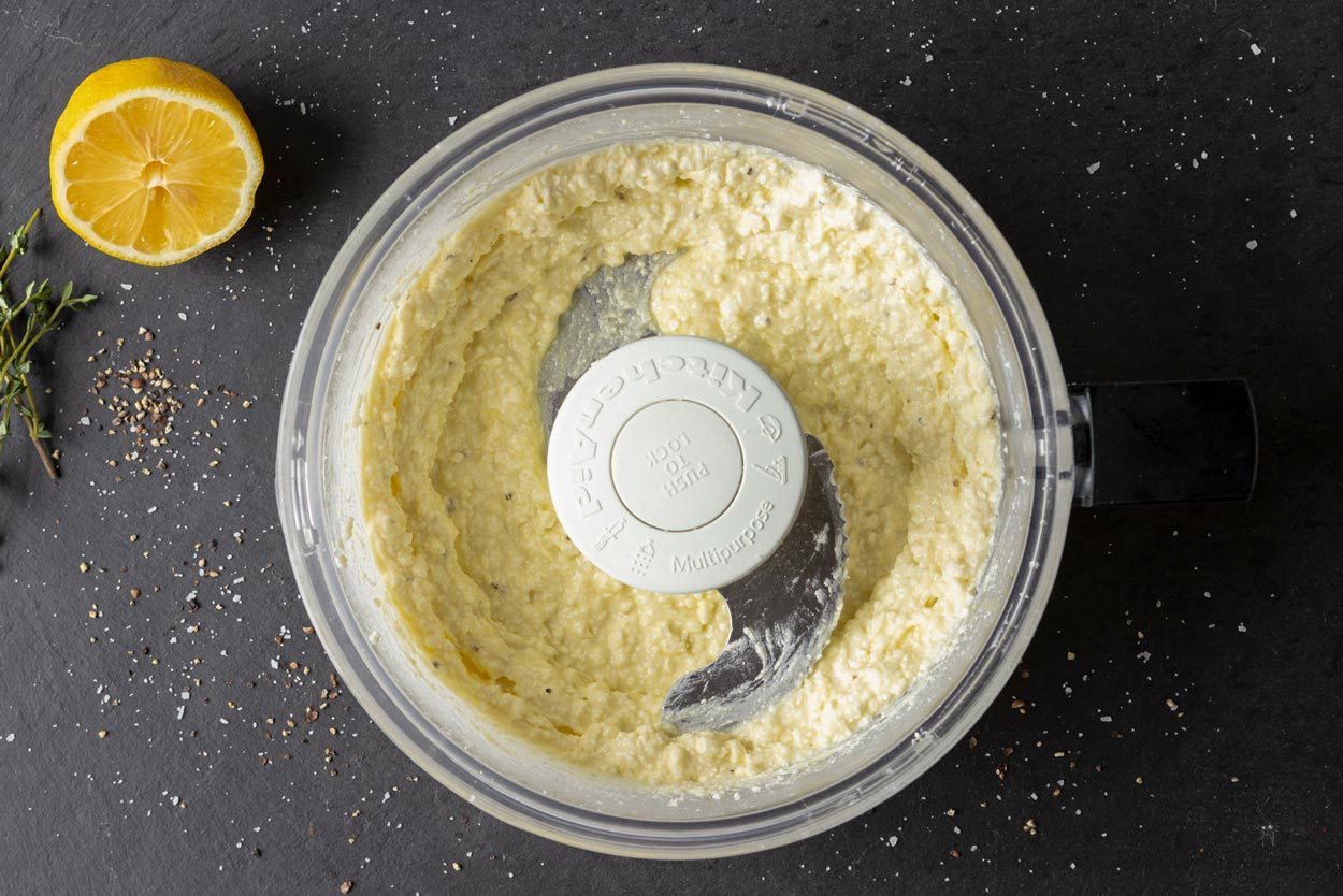 Mix Ingredients For Ina Garten Whipped Feta Baked Potatoes Nancy Mock For Toh