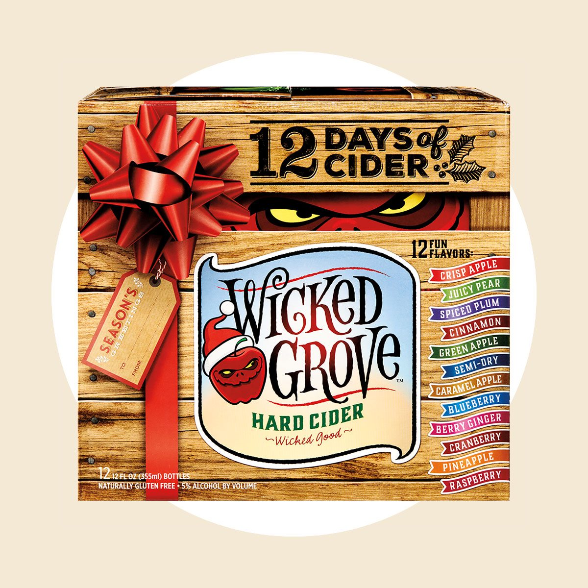 Wicked Grove Hard Cider Advent Calendar Courtesy Aldi