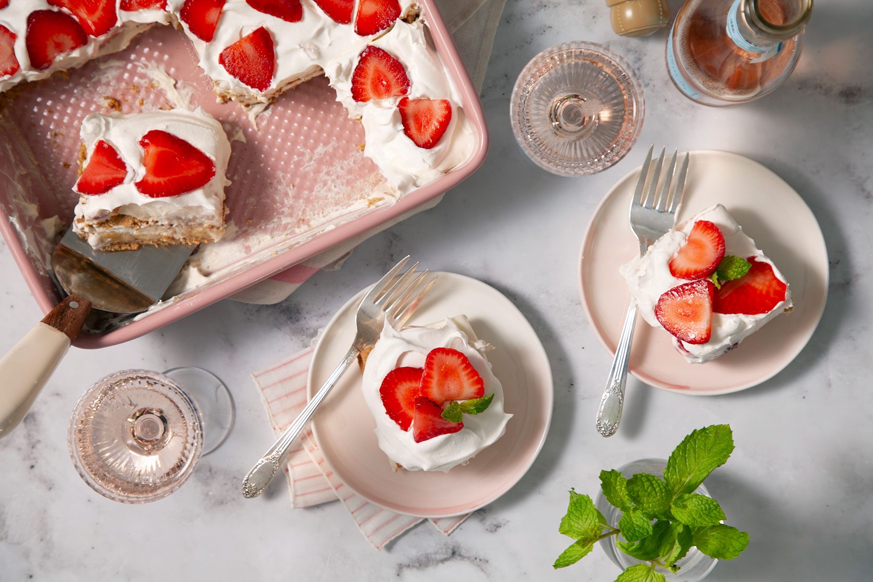 Strawberry Banana Pudding