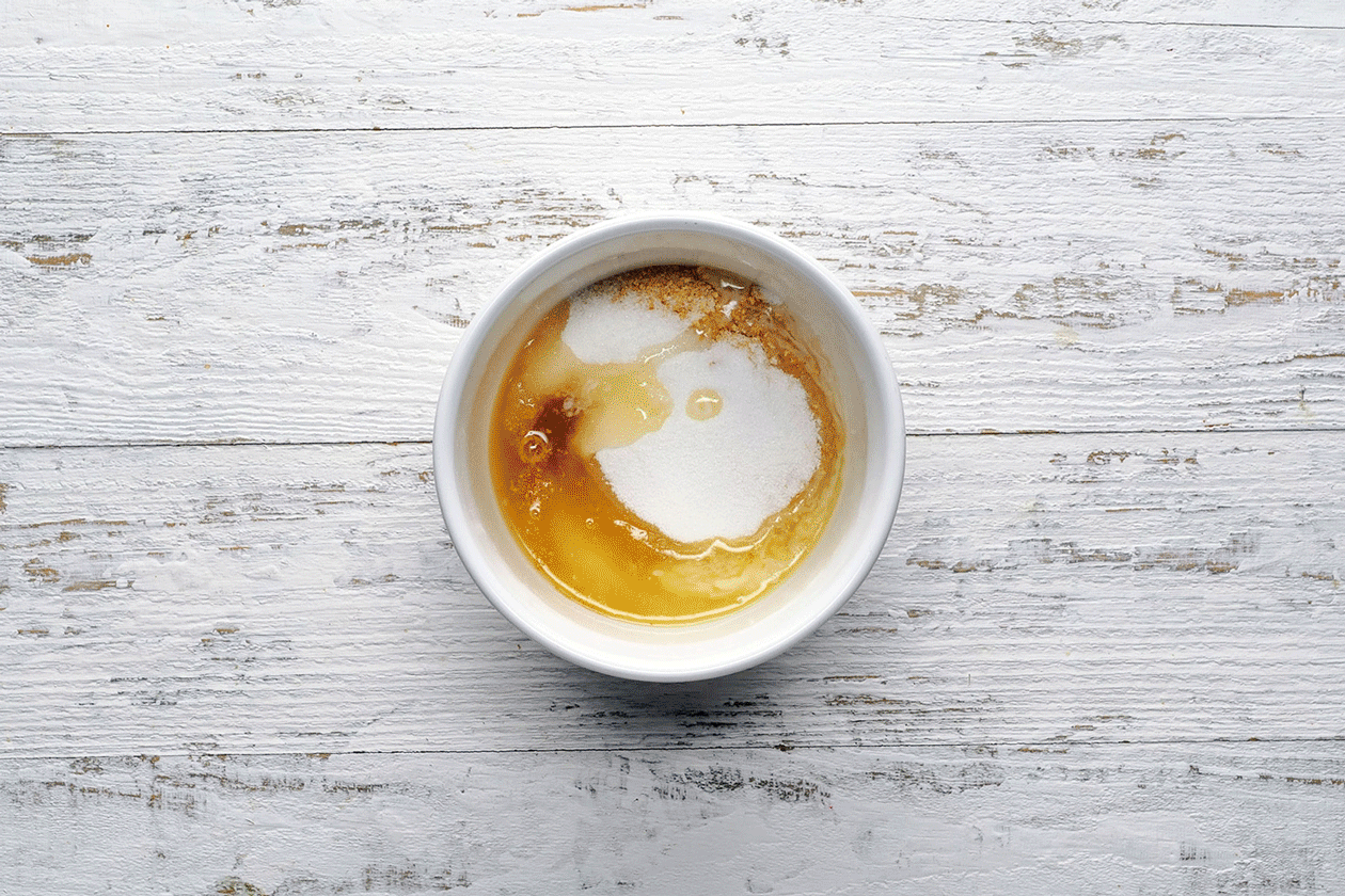 Wet Ingredients in a small bowl