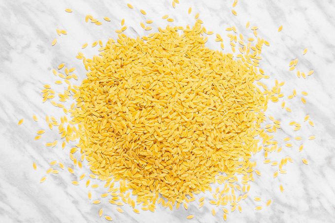 Orzo Pasta On Marble Background