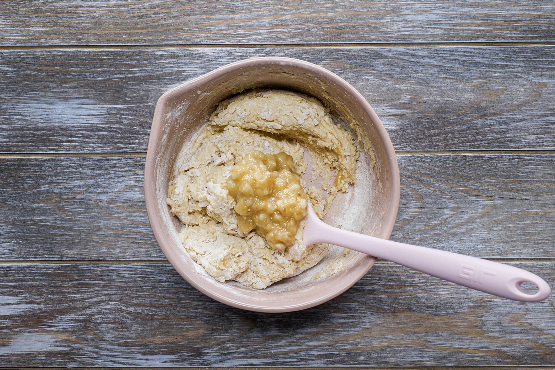 batter for Easy Banana Bread