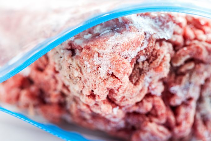 Frozen Raw Ground Beef