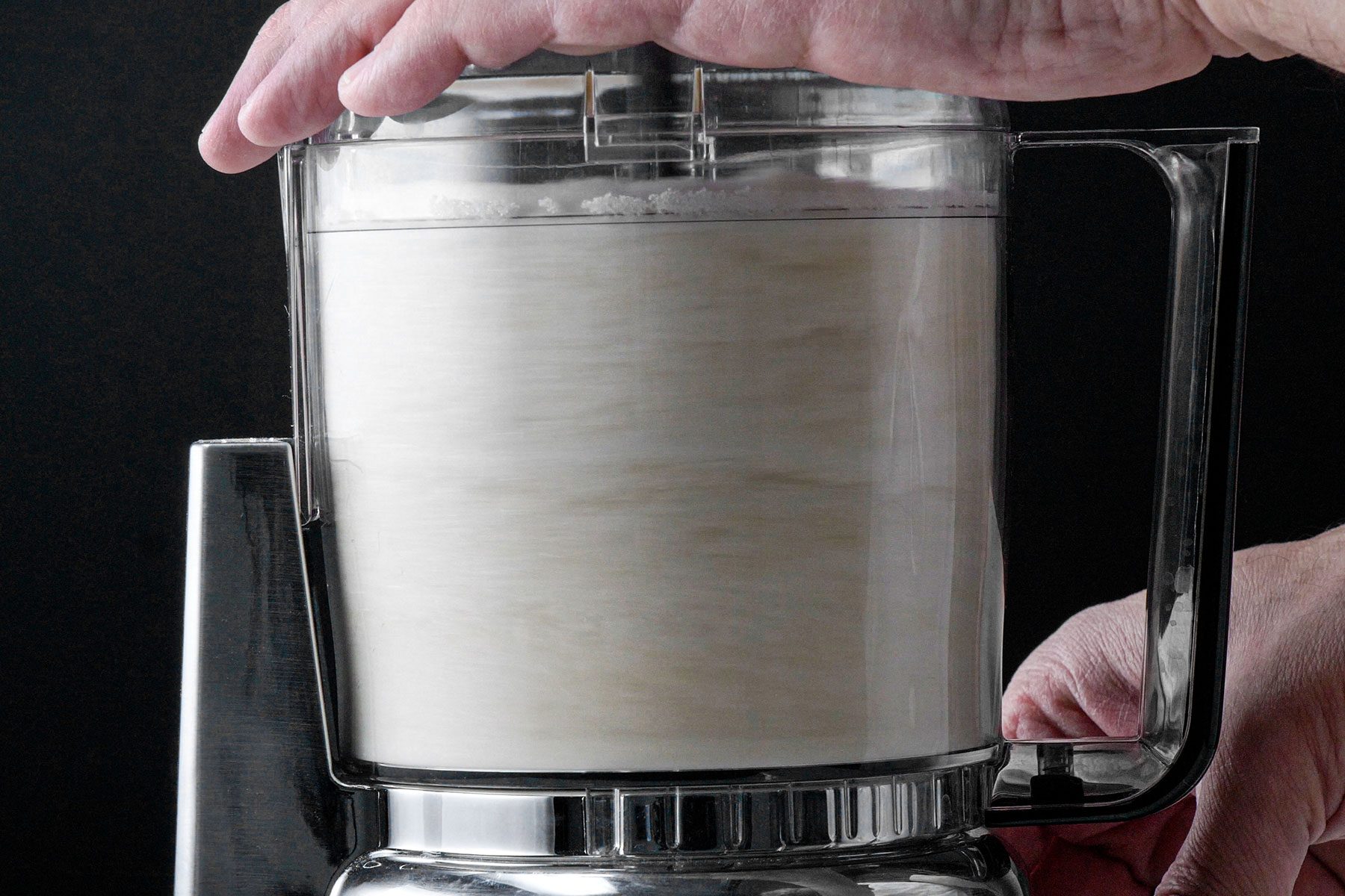 Processing almond and sugar 