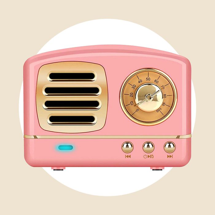 Retro-style Portable Bluetooth Stereo Speaker