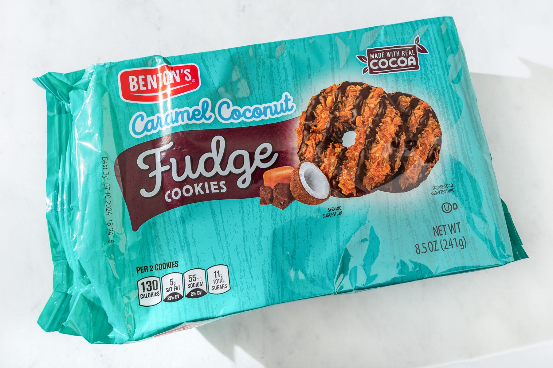 Bentons Caramel Coconut Fudge Cookies