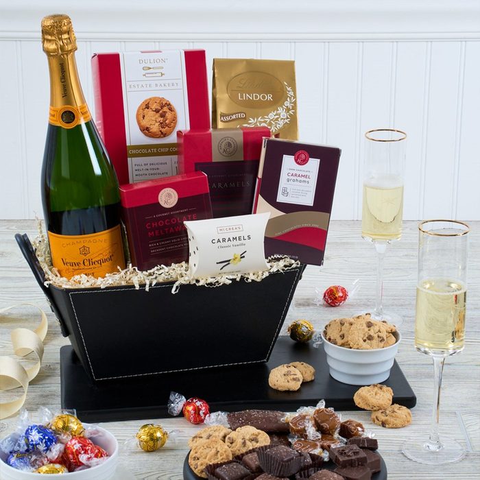 Champagne & Truffles Gift Basket Ecomm Via Gourmetgiftbaskets.com