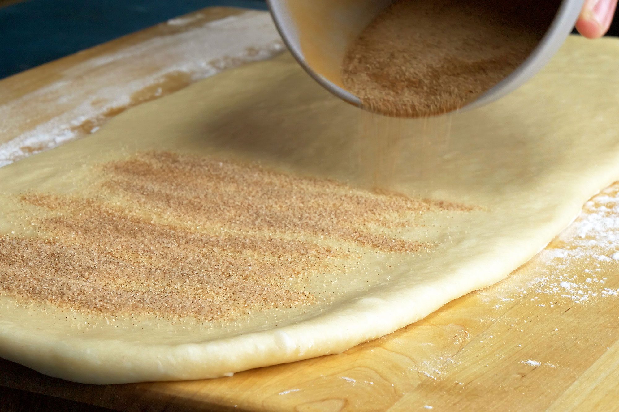 Sprinkle the cinnamon sugar