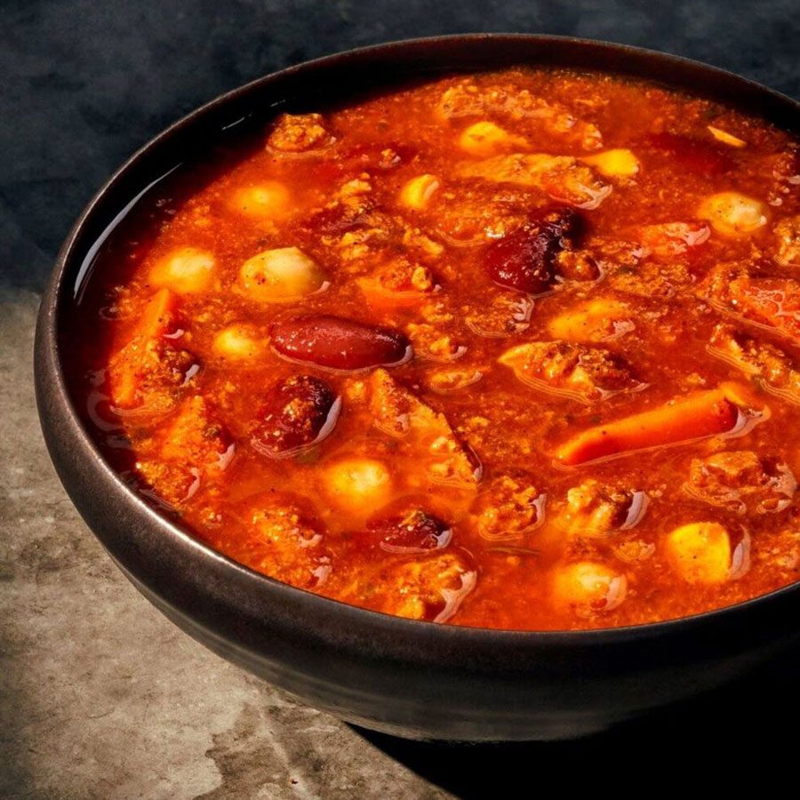 Panera Turkey Chili Via Panerabread.com A