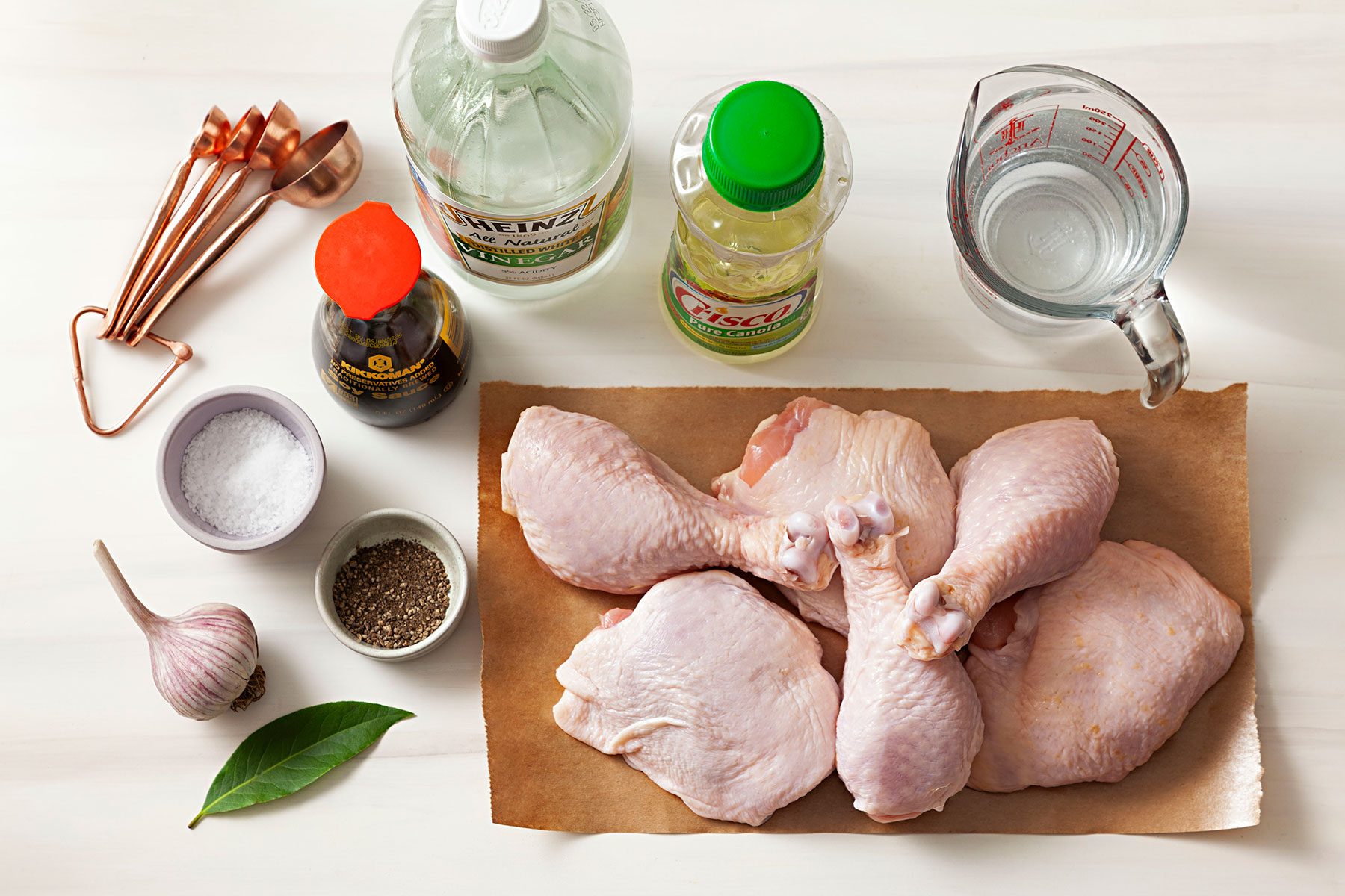 Ingredients for Filipino Chicken Adobo
