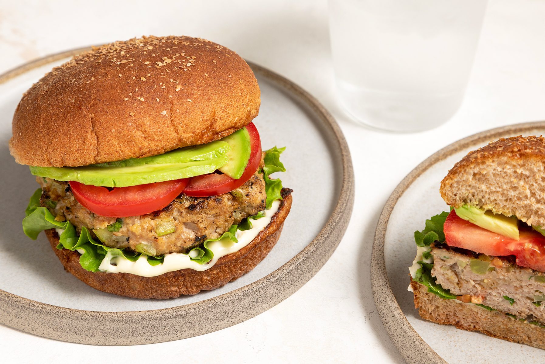 Grilled Ground Turkey Burgers