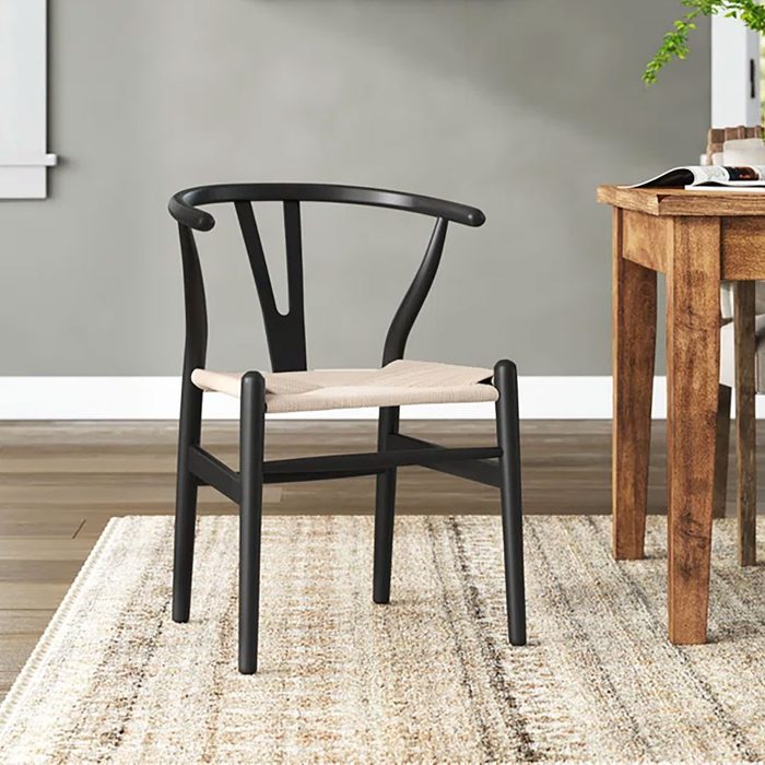 Wyn Solid Wood Weave Dining Chair