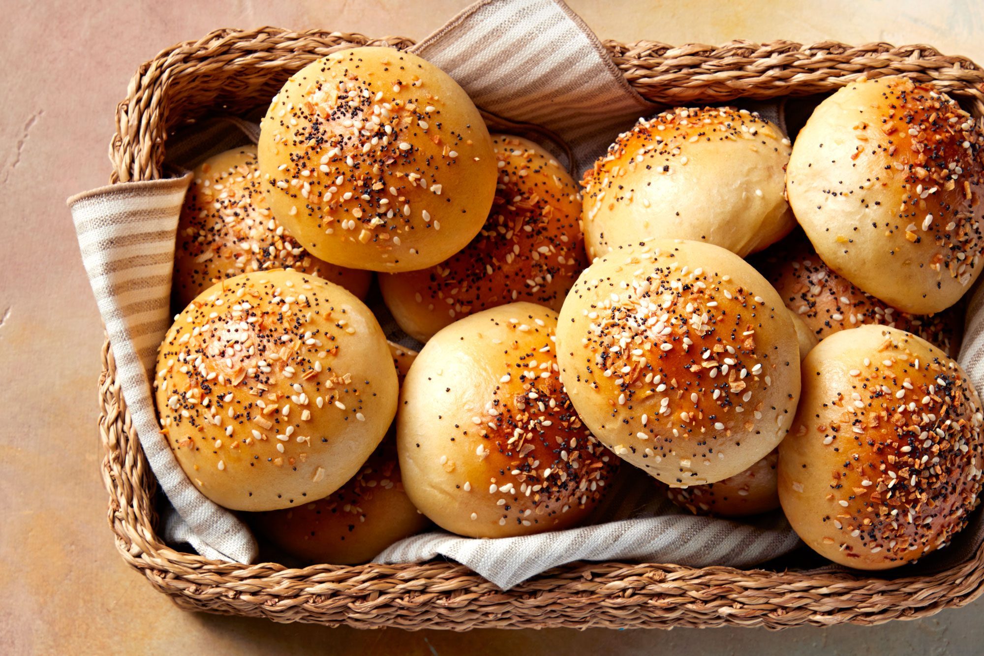 Best Dinner Rolls in a basket