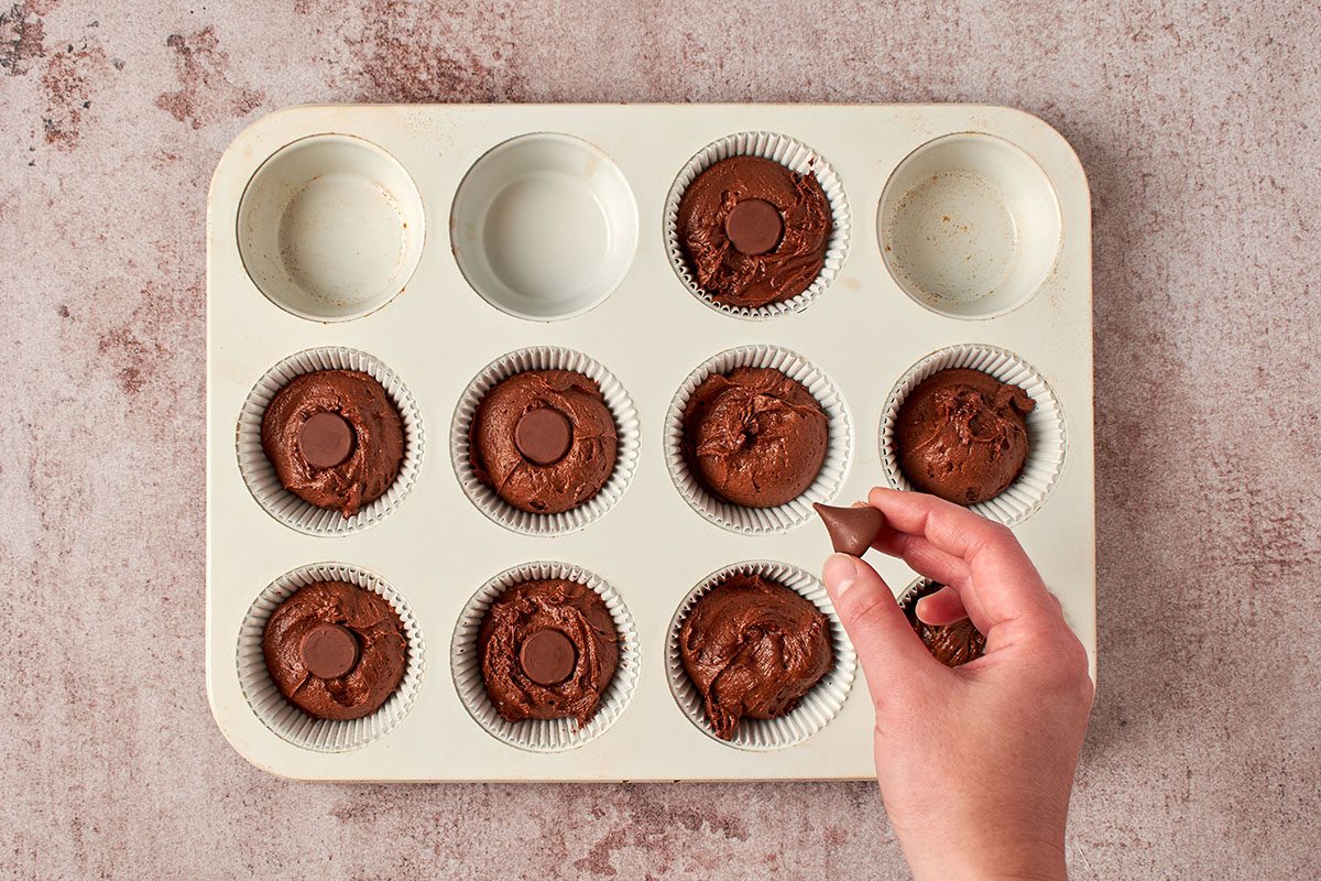 Add chocolate kisses