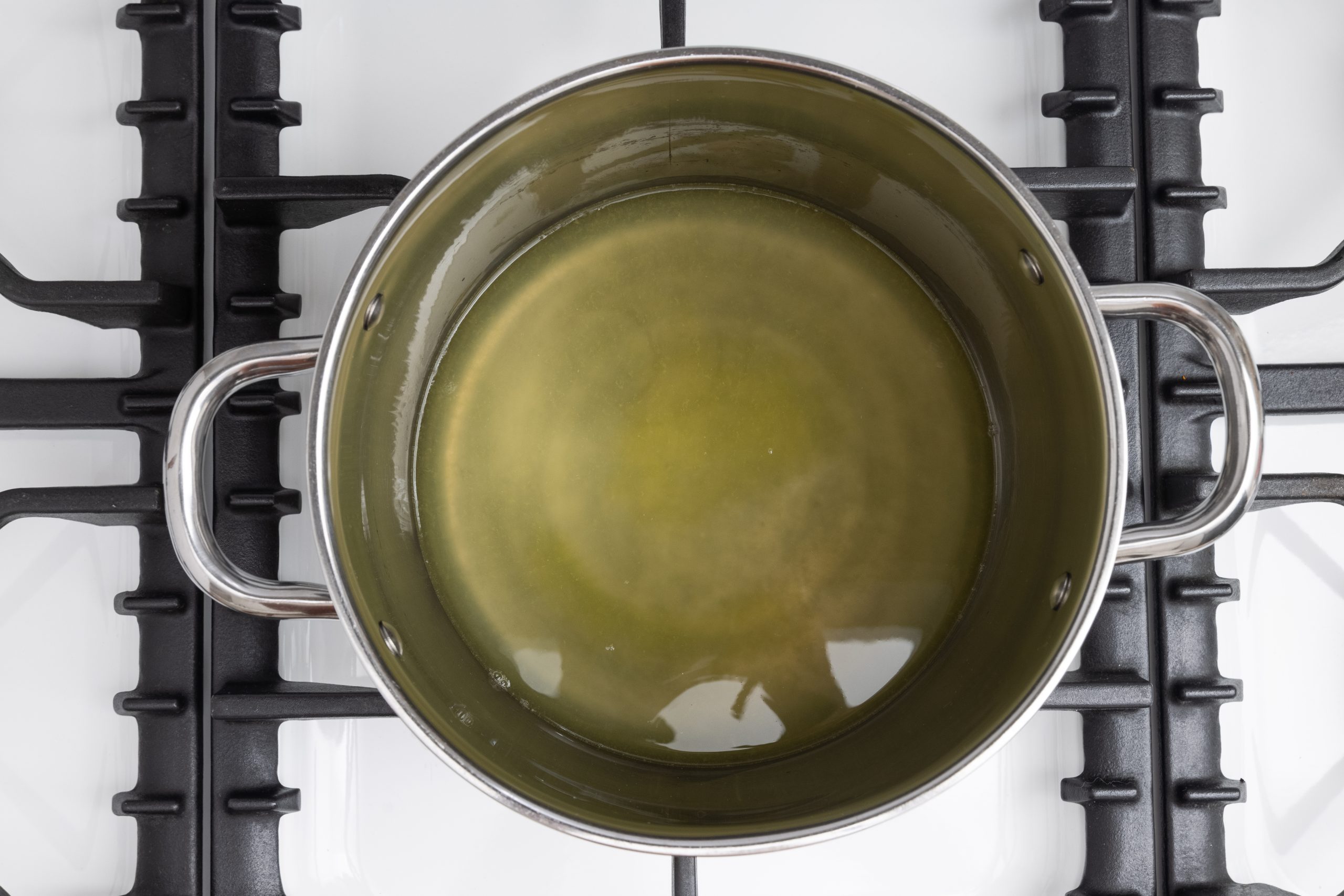 Orange juice and water boiling.