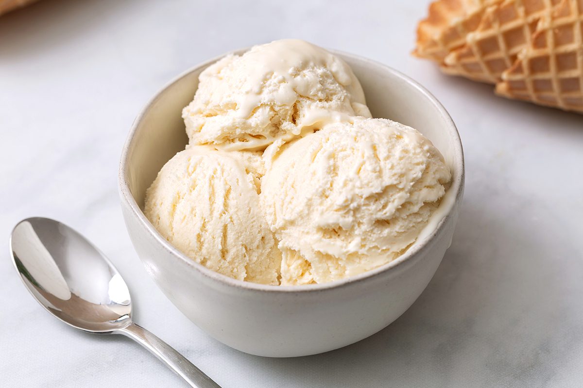 Bowl of 3-Ingredient Ice Cream 