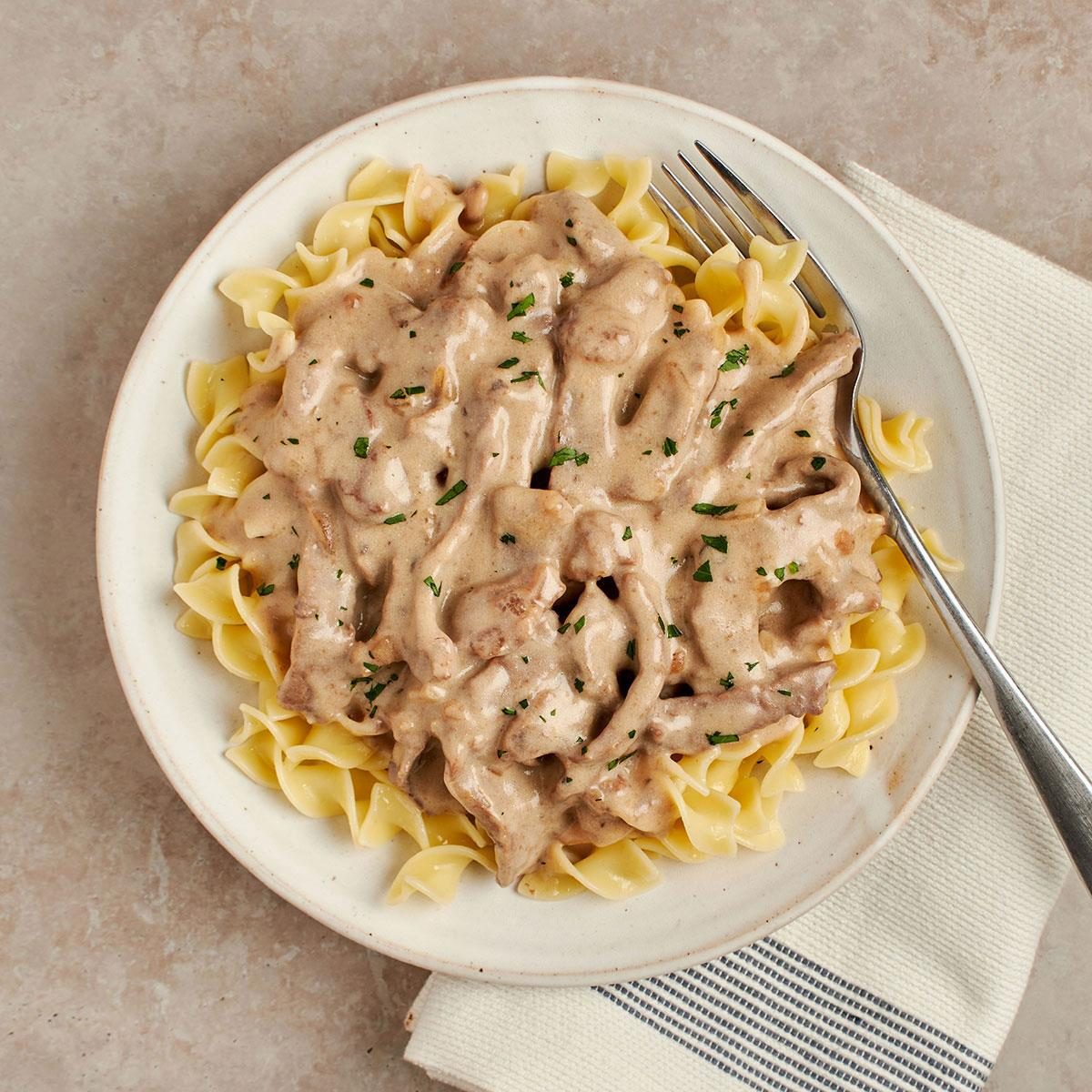 Easy Beef Stroganoff
