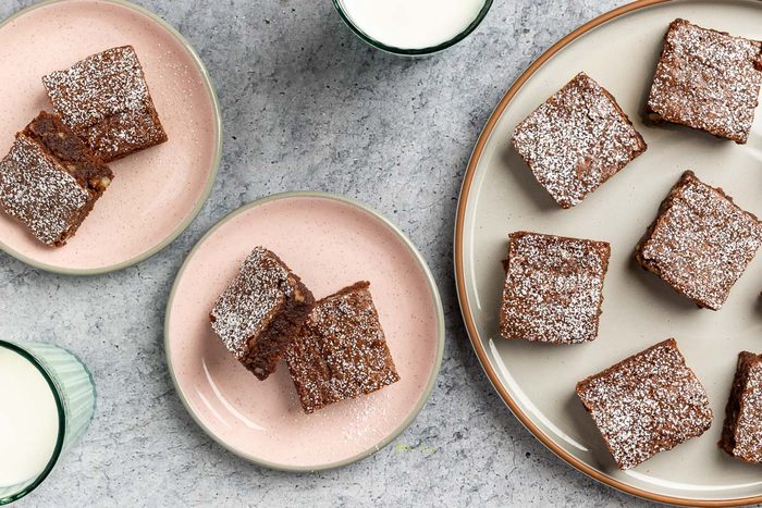 Taste of Home Chewy Brownie Recipe photo of the finished recipe.