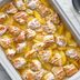 Cinnamon Roll Peach Cobbler