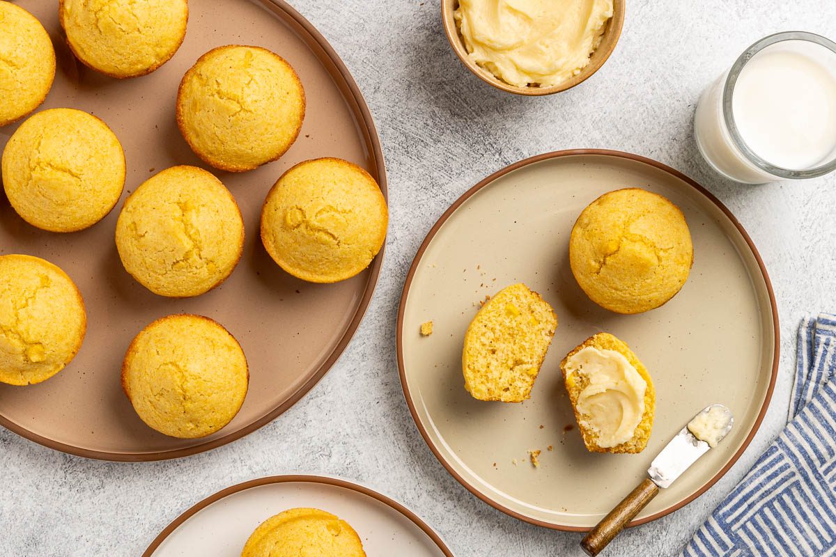 Taste of Home Corn Muffin Recipe photo of the finished recipe.