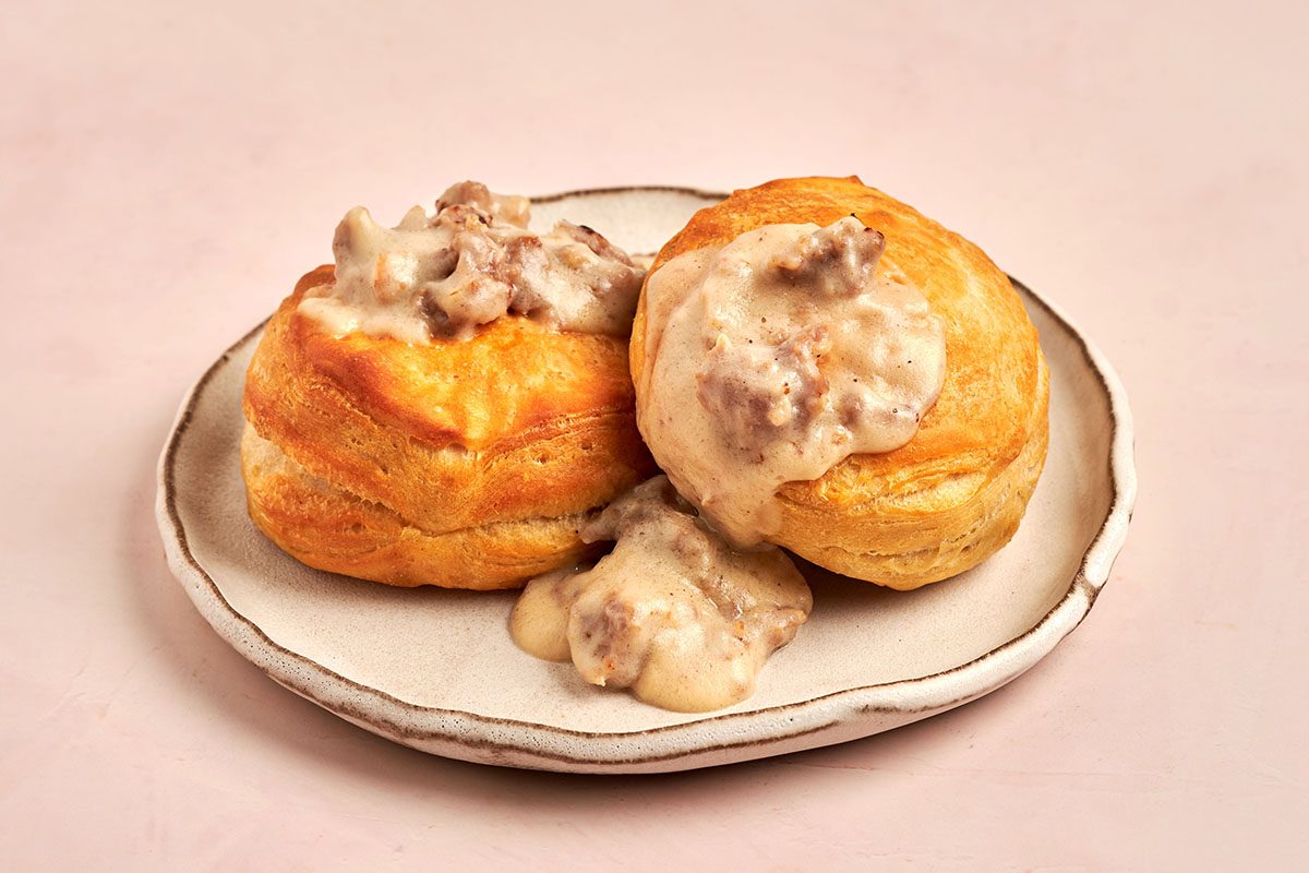 Discover the secret to easy biscuits and gravy with Taste of Home's shortcut recipe.