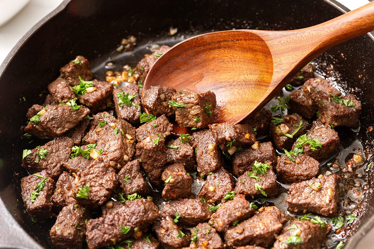 Garlic Butter Steak Bites for Taste Of Home